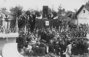 Odsłonięcie pomnika Jana Bosco